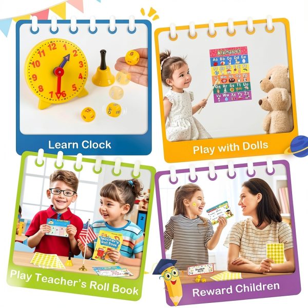 Alritz Teaching Clock Role Play Set 13x8x2-4