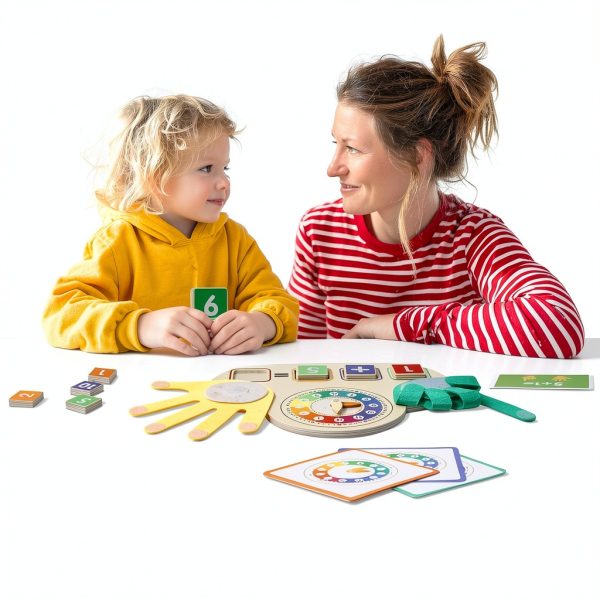 ZJEFUNS Montessori Math Board for Kids-2
