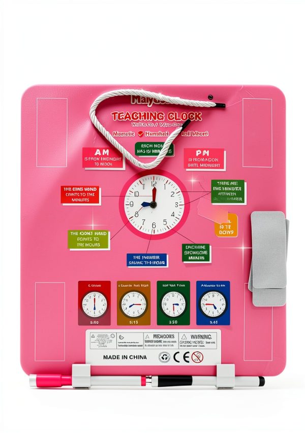 MaiyeSonn Teaching Clock for Kids-2