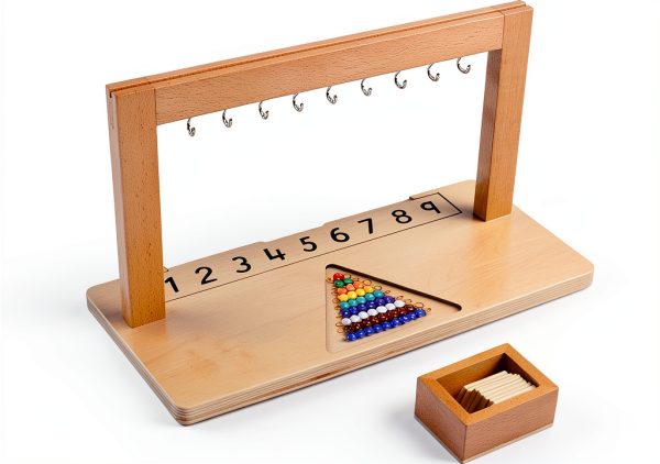 Teaching Clock Thoth Wooden Bead Stair Three Years-2