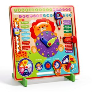 Wooden Calendar Board for Kids YunHe XinQiao Toys Factory-0