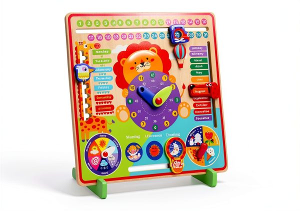 Wooden Calendar Board for Kids YunHe XinQiao Toys Factory-0