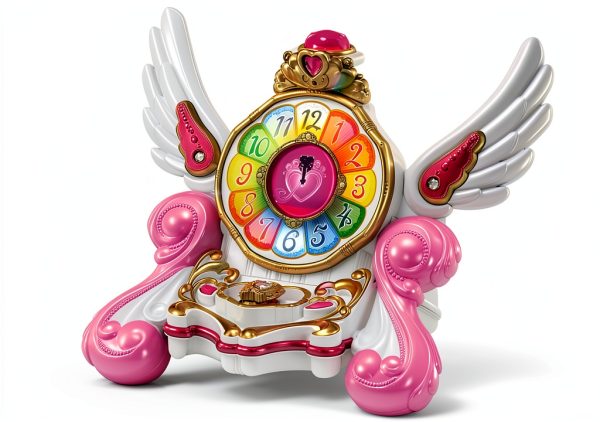 Bandai Girls Teaching Clock Toy AA Battery Powered-1