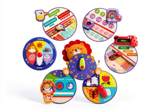 Wooden Calendar Board for Kids YunHe XinQiao Toys Factory-5