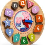 Longshore Shape Sorter Clock Wooden Learning Toy-0