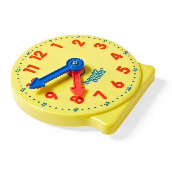 ETA hand2mind Kids Learning Analog Clock Model 4731 Teaching Time-5