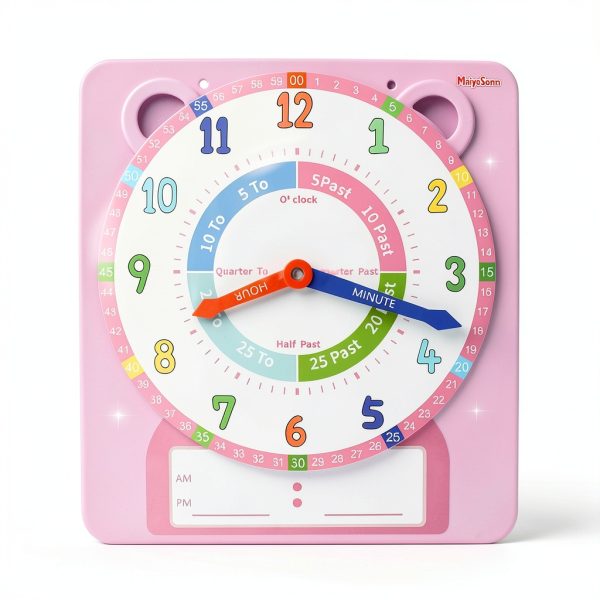 MaiyeSonn Teaching Clock for Kids-3