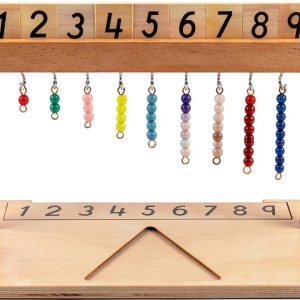 Teaching Clock Thoth Wooden Bead Stair Three Years-0