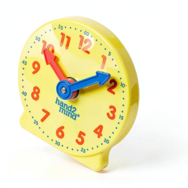 ETA hand2mind Kids Learning Analog Clock Model 4731 Teaching Time-1