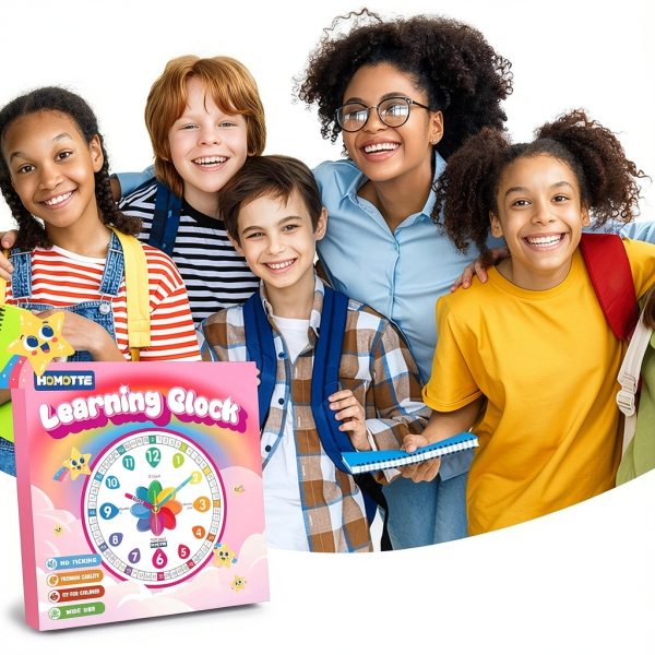 Homotte Kids Wall Clock for Classroom-6