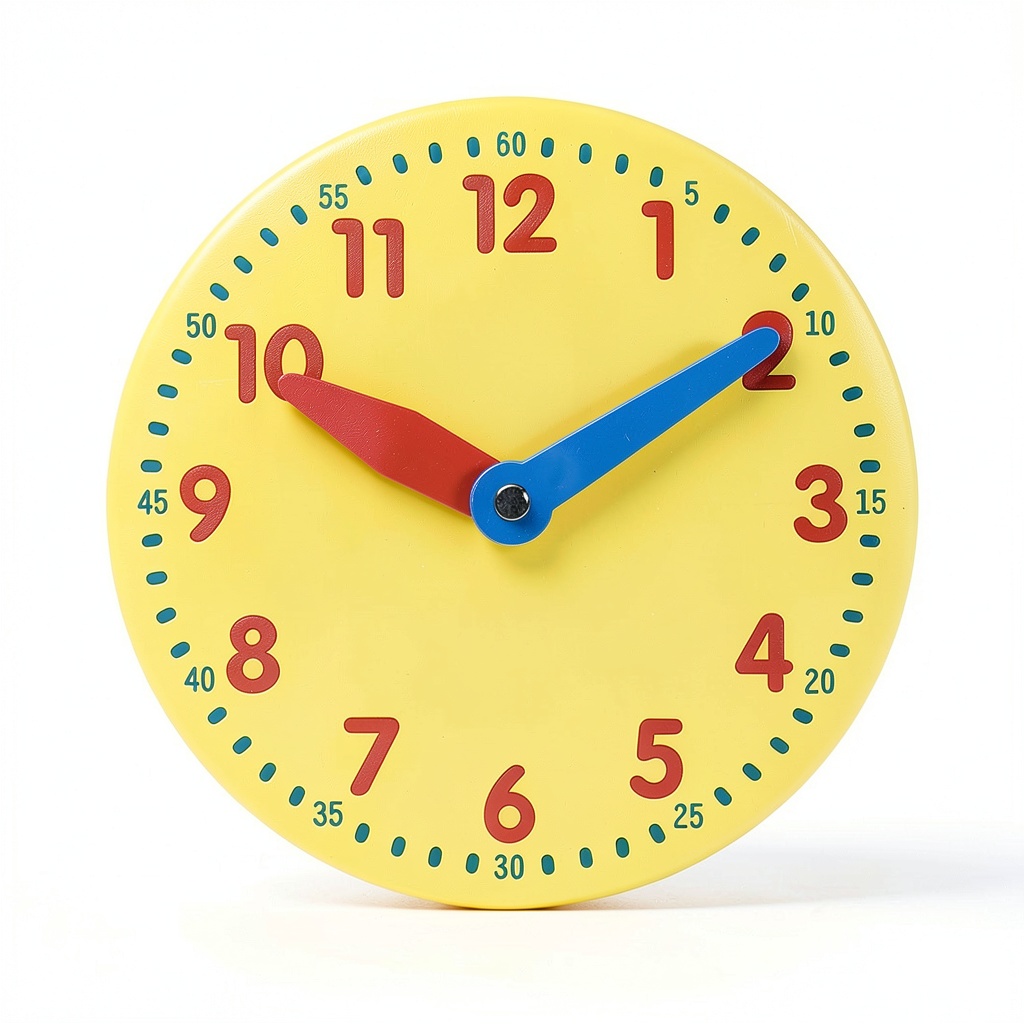 Child using Didax teaching clock in a classroom