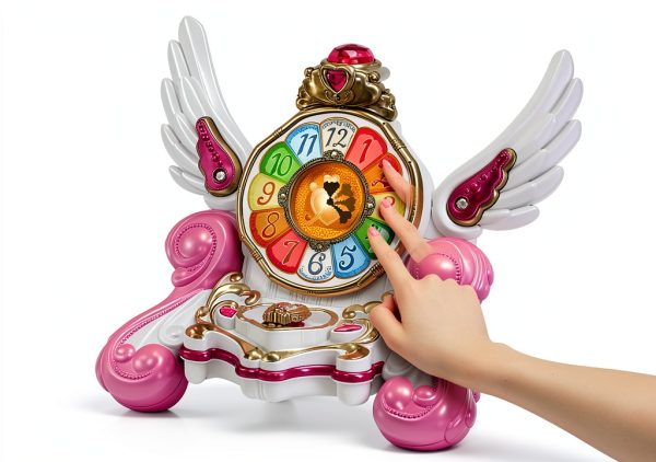 Bandai Girls Teaching Clock Toy AA Battery Powered-3