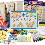 Gifts2U Teacher Play Set Classroom Kit with Whiteboard Clock Money-0