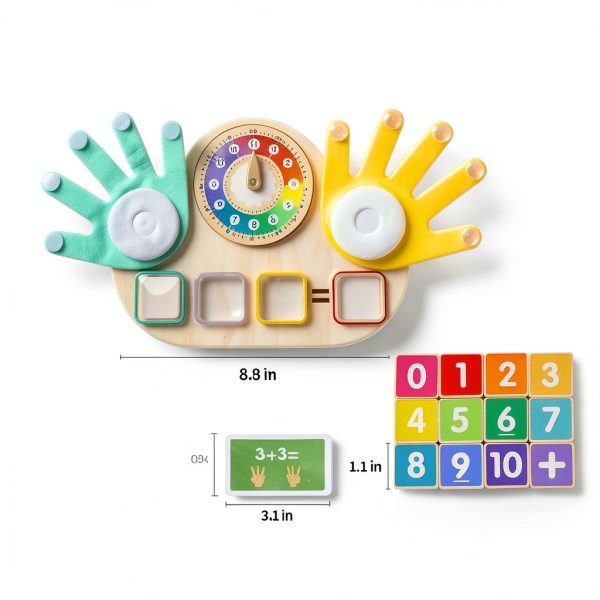 ZJEFUNS Montessori Math Board for Kids-1