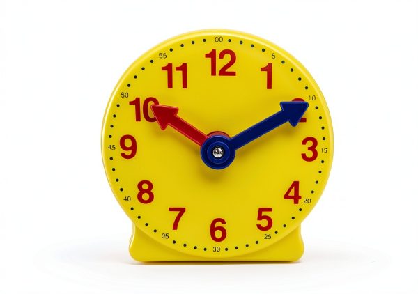 ETA hand2mind Kids Learning Analog Clock Model 4731 Teaching Time-4