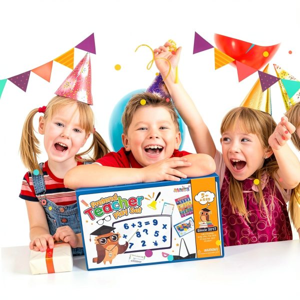 Teaching Clock Kit with Whiteboard, Markers, Props Alritz Bag-006-5