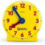 Learning Resources Teaching Clock LER3675 Color‑Coded Hands for Kids-0