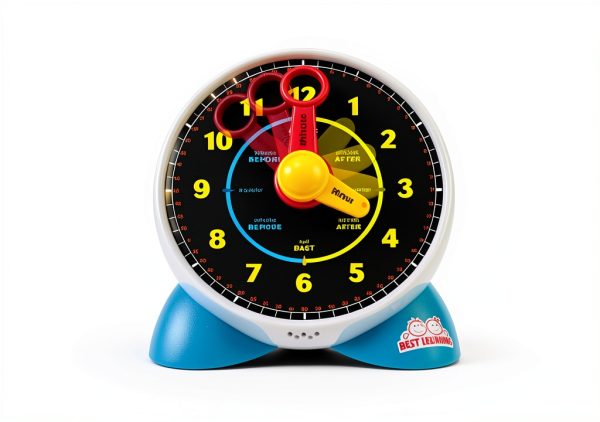 Best Learning Materials Teaching Clock 3021 with Music Night Light-4