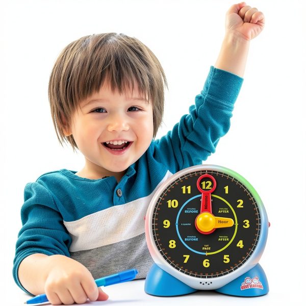 Best Learning Materials Teaching Clock 3021 with Music Night Light-7