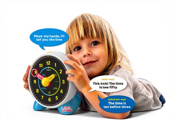 Best Learning Materials Teaching Clock 3021 with Music Night Light-3