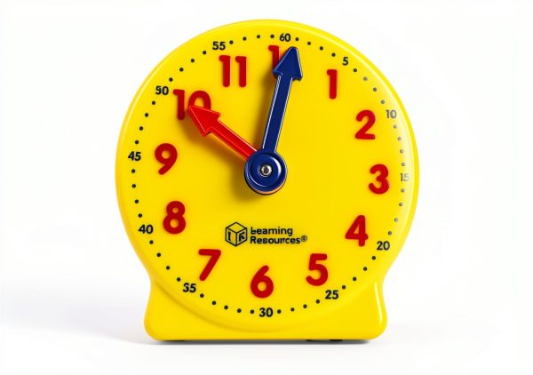 Learning Resources Teaching Clock LER3675 Color‑Coded Hands for Kids-3