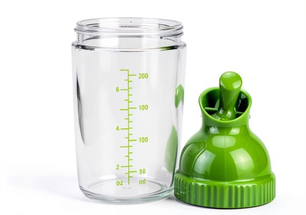 Salad Dressing Shaker 200ml Green Leakproof Bottle by Haofy-1