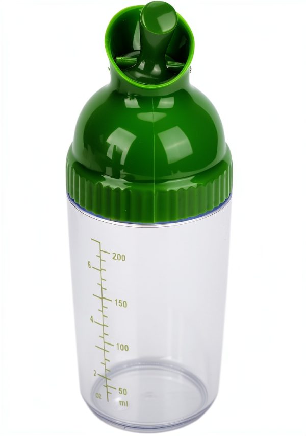 Salad Dressing Shaker 200ml Green Leakproof Bottle by Haofy-5