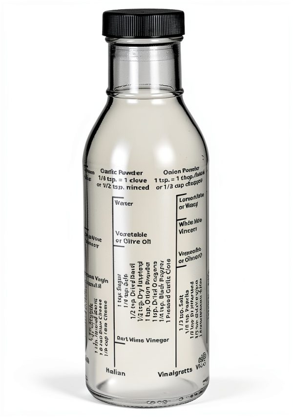 Harold Import Kolder's Salad Dressing Mixer 13 oz Steel Shaker-1
