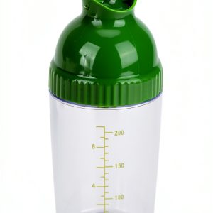 Atyhao Salad Dressing Mixer Bottle, 200ml Salad Dressing Shaker Salad Dressing Container Prevent Leakage Salad Dressing Jar with Lid for Kitchen Storage Containers (Green)-0
