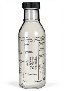 Harold Import Kolder's Salad Dressing Mixer 13 oz Steel Shaker-0