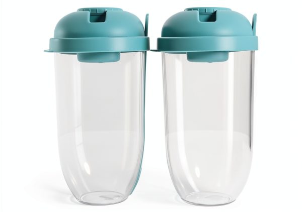 Portable Salad Shaker Cups with Fork & Dressing Holder by GREENADSCAPE-5