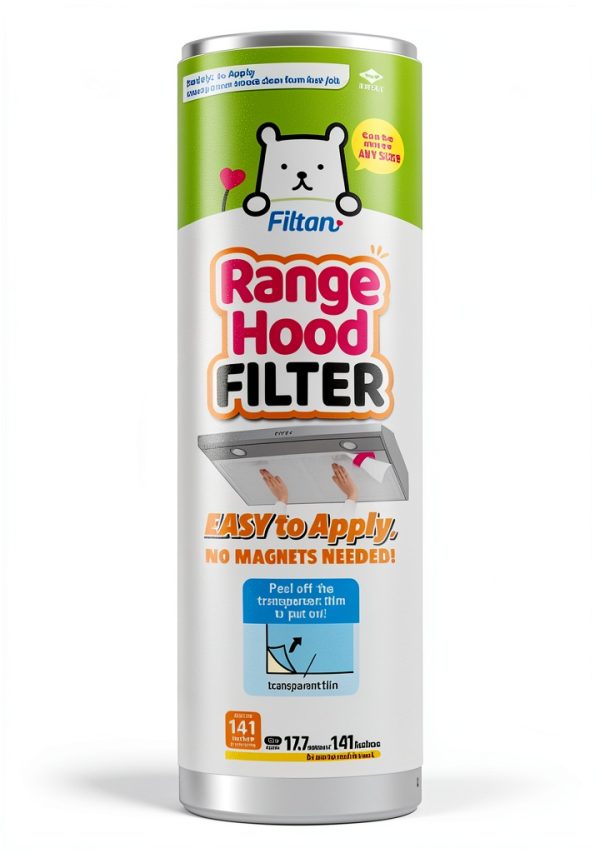 Easy Apply Range Hood Filter FILTAN 141in Peel & Stick Non-Woven-8