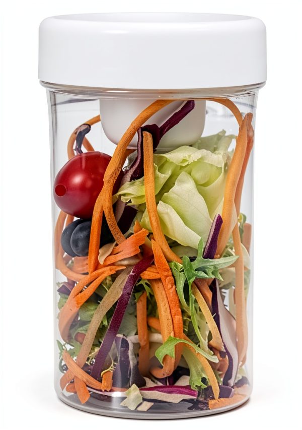 Salad Shaker Cup 760ml by Genérico Portable Leakproof Container-0