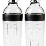 Salad Dressing Shaker OXO Good Grips 2 Pack Black 1.5 Cup Leakproof-0