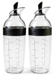 Salad Dressing Shaker OXO Good Grips 2 Pack Black 1.5 Cup Leakproof-0