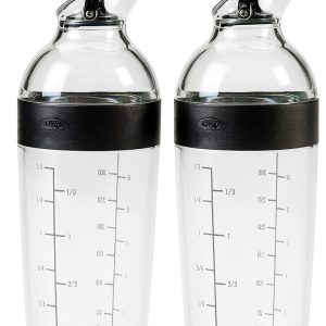 Salad Dressing Shaker OXO Good Grips 2 Pack Black 1.5 Cup Leakproof-0