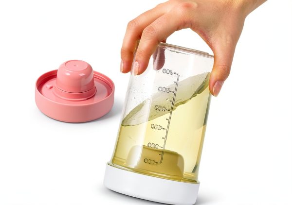 Salad Shaker Cup 3 Pack by Noamus 26oz Leak‑Proof Bottle with Fork-2