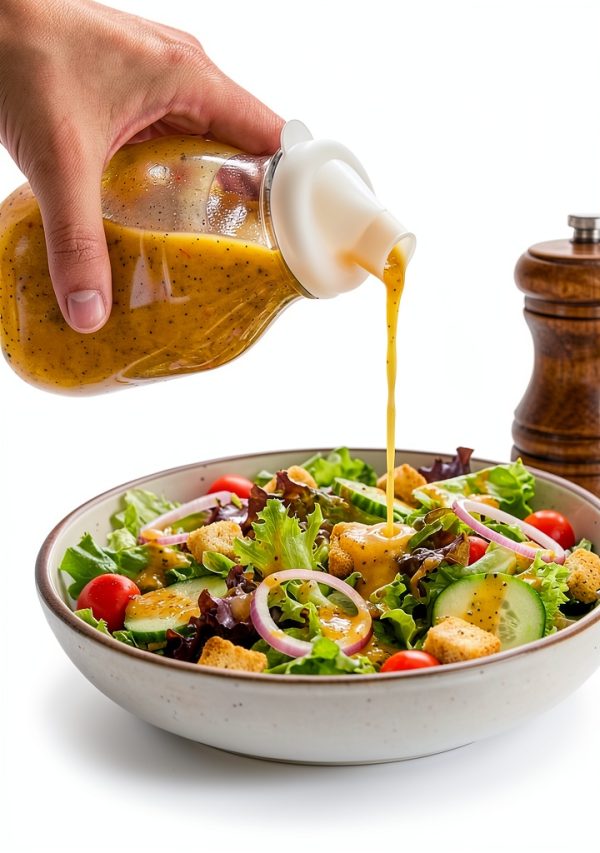 16oz Salad Shaker Bottle kitchentoolz Tamper‑Proof Lid-4