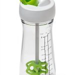 Salad Dressing Shaker Container, Dripless Pour, Leak-free, Soft Grip, BPA Free, Homemade Salad Dressing Bottle Mixer Measure, 500ml-0