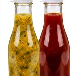 Salad Dressing Shaker Bottles kitchentoolz 32oz Glass with-0
