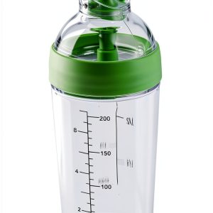 Salad Dressing Mixer hobbyme Leak Proof Green 8.5oz Salad Shaker-0