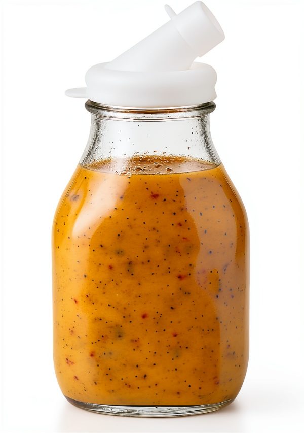16oz Salad Shaker Bottle kitchentoolz Tamper‑Proof Lid-0
