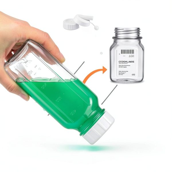 Salad Dressing Shaker 16 oz Dispenser with Silicone Spout - Ferrochef-4