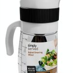 Salad Dressing Mixer by Simply Served 15.2 oz BPA Free Plastic Shaker-0