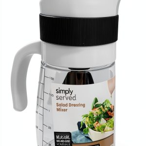 Salad Dressing Mixer by Simply Served 15.2 oz BPA Free Plastic Shaker-0