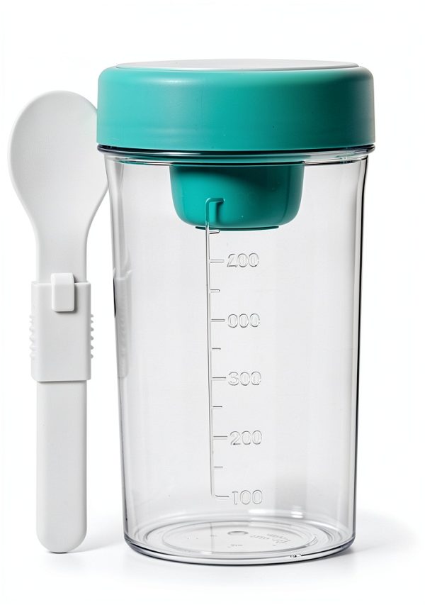 Salad Shaker Cup 3 Pack by Noamus 26oz Leak‑Proof Bottle with Fork-1