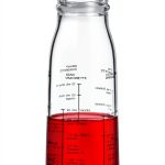 Amazing Abby Acrylic Salad Dressing Shaker Built-In Recipe Leak-Proof-0