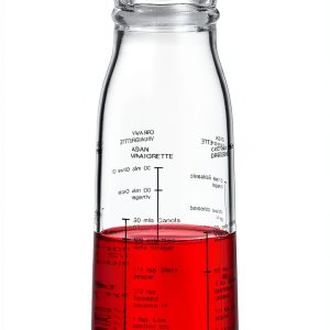 Amazing Abby Acrylic Salad Dressing Shaker Built-In Recipe Leak-Proof-0