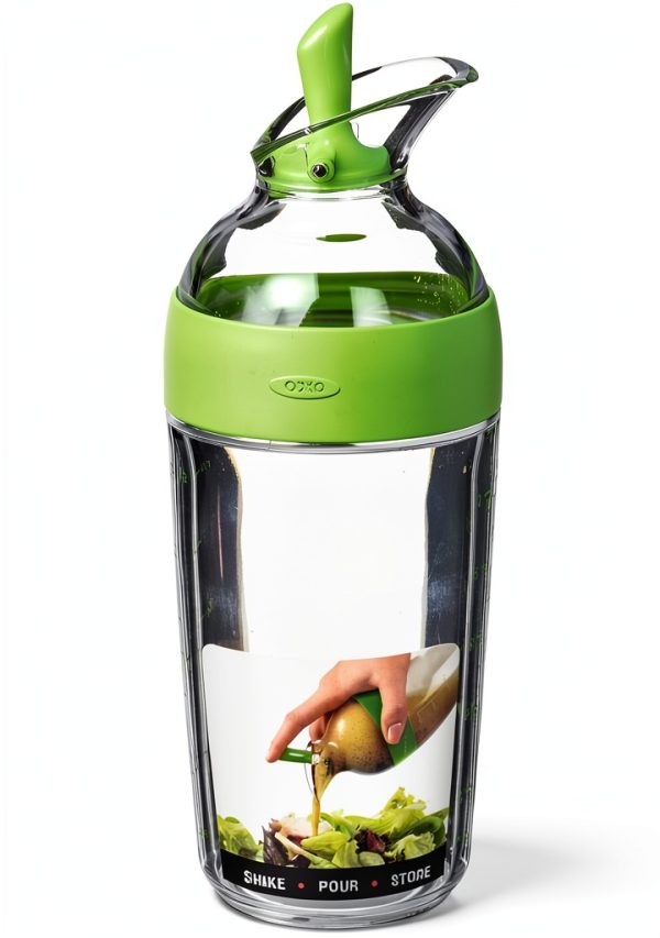 OXO Green Salad Dressing Shaker 2178300n1 Tritan Leak‑Proof Wide‑Mouth-0