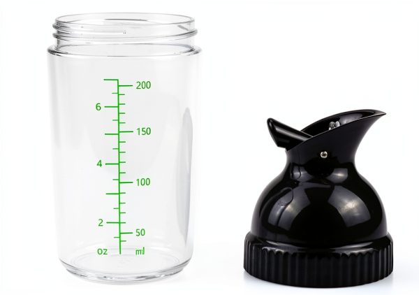 Salad Dressing Shaker 3 Pack Nicunom 7oz Leakproof BPA Free Mixers-1